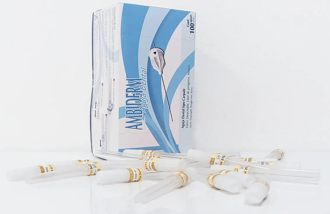 AGUJA DENTAL AMBIDERM 27G