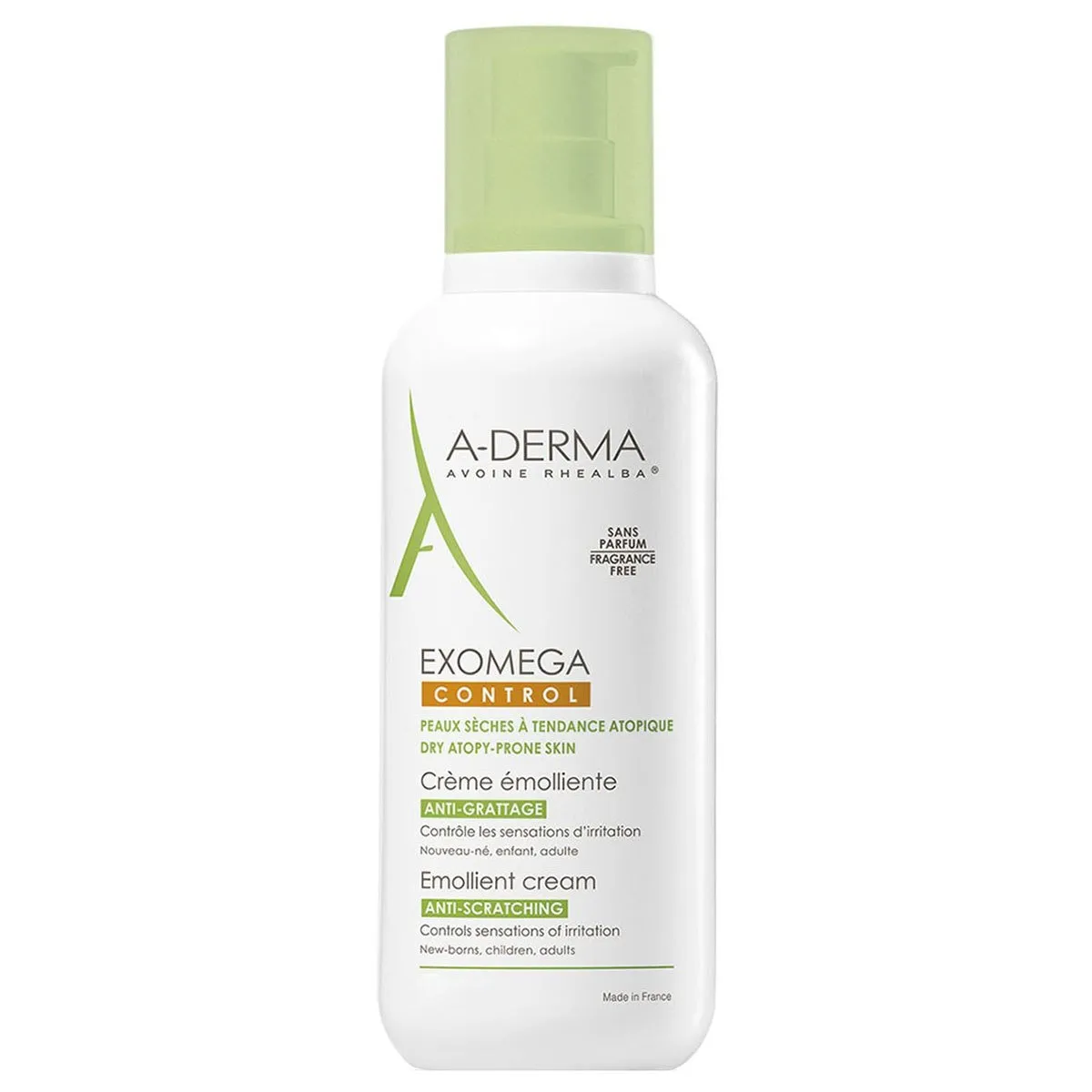 A-DERMA EXOMEGA CONTROL CREMA EMOLIENTE FACIAL Y CORPORAL 400ML