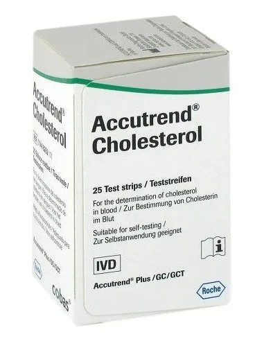 ACCUTREND CHOLESTEROL REACTIVO PARA DETERMINAR COLESTEROL