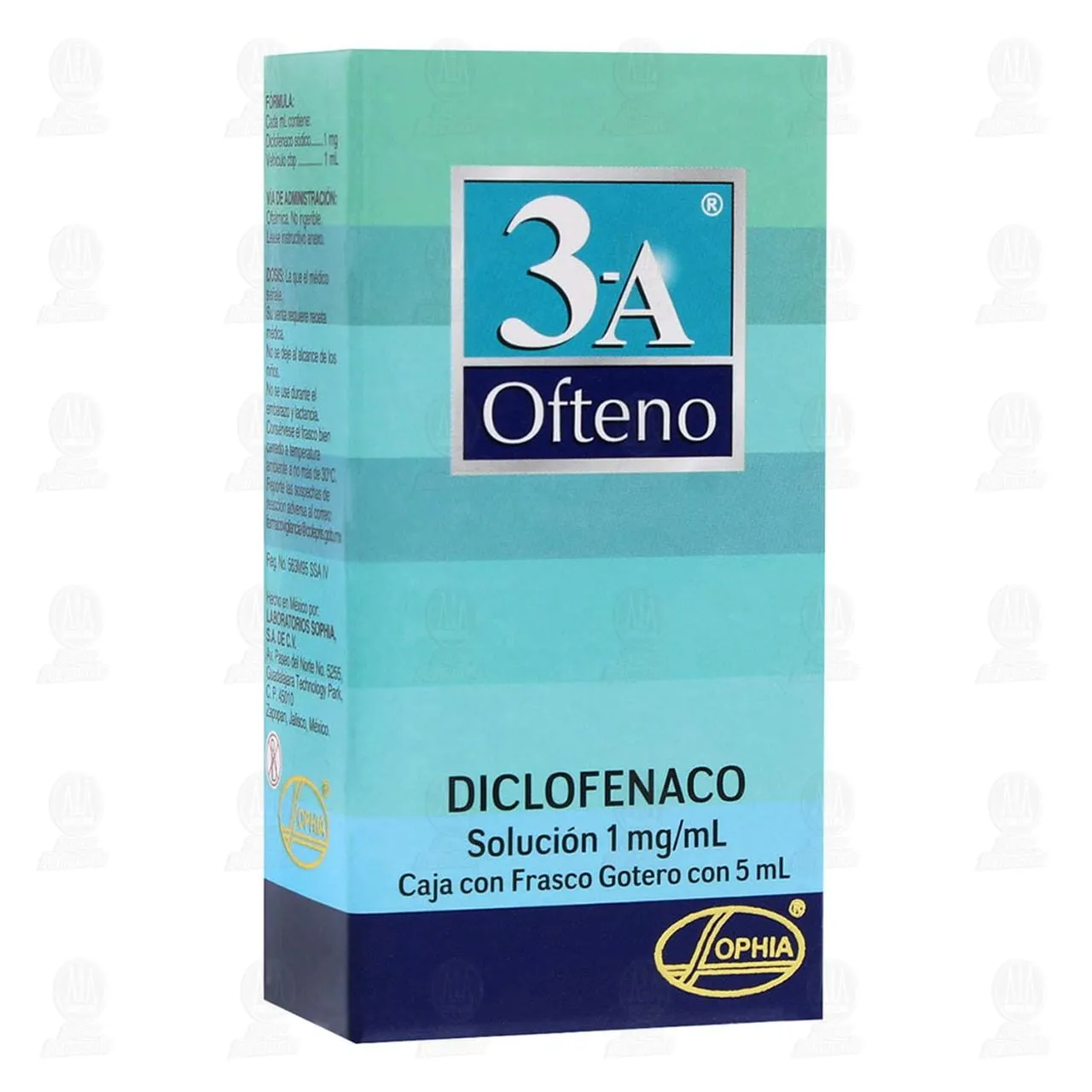 3-A OFTENO GOTAS SOLUCION 1MG/5ML-DICLOFENACO