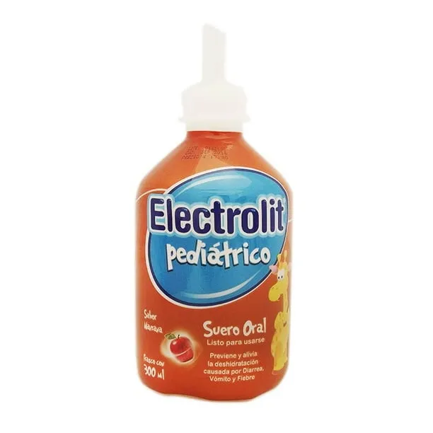 ELECTROLIT PEDIÁTRICO SABOR MANZANA 300 ML