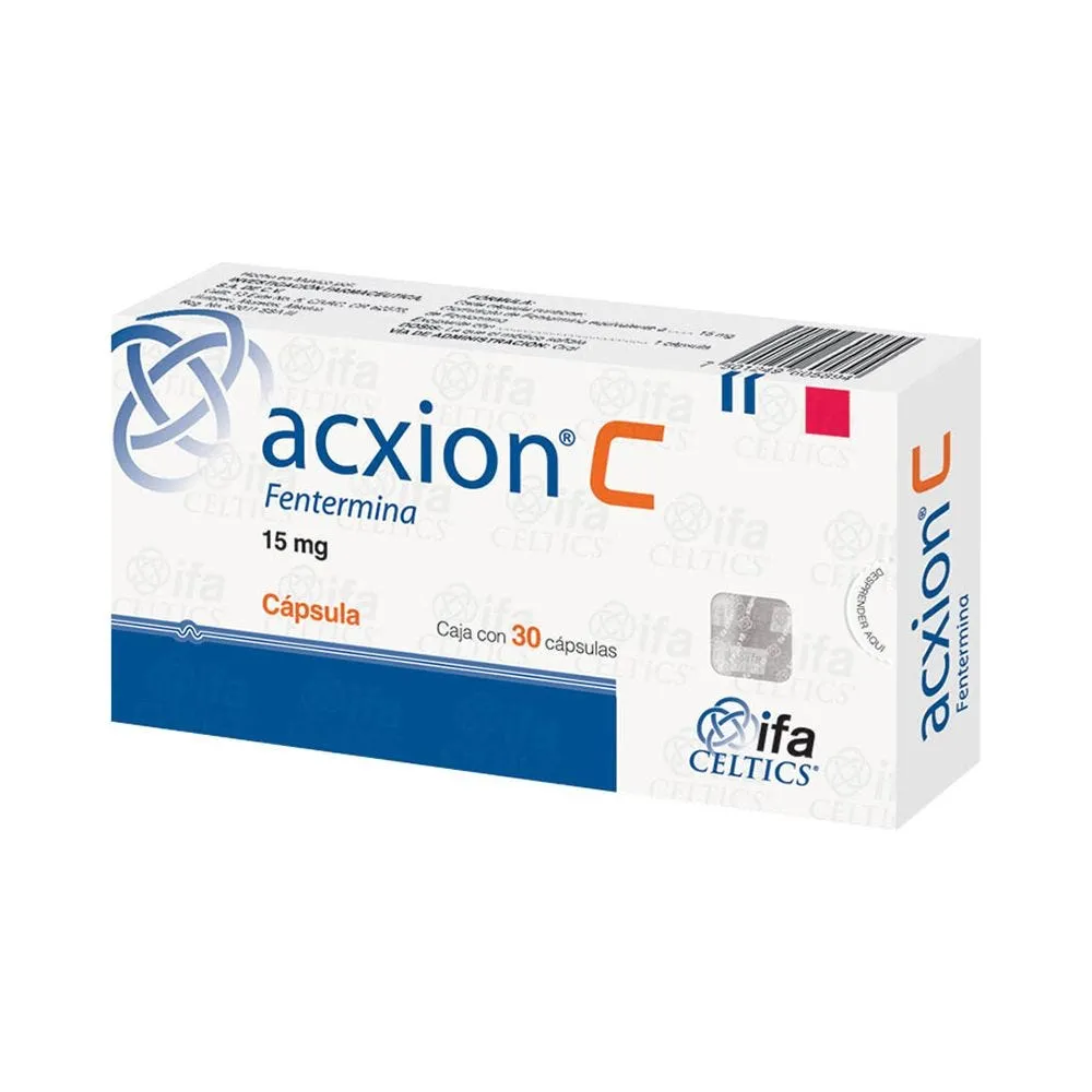 ACXION C - 15 MG C/30 CAP [FENTERMINA]