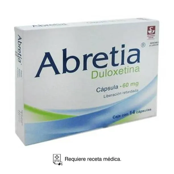 ABRETIA 60MG DULOXETINA LIBERACIÓN RETARDADA C/28 TAB