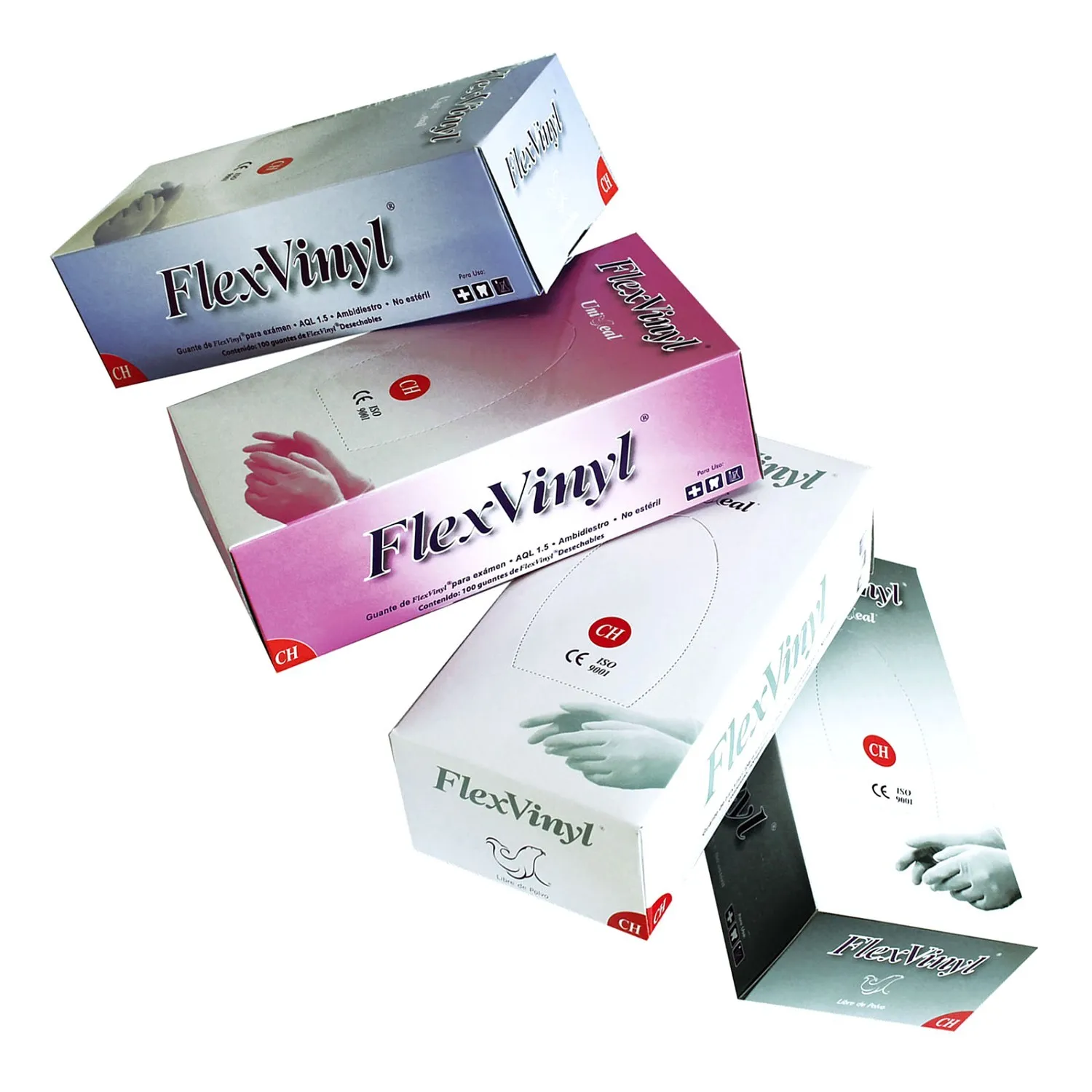 GUANTE DE FLEX VINYL NO ESTÉRIL CHICO NEGRO UNISEAL